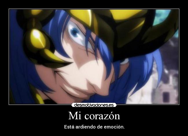 carteles corazon anime saint seiya kardia desmotivaciones