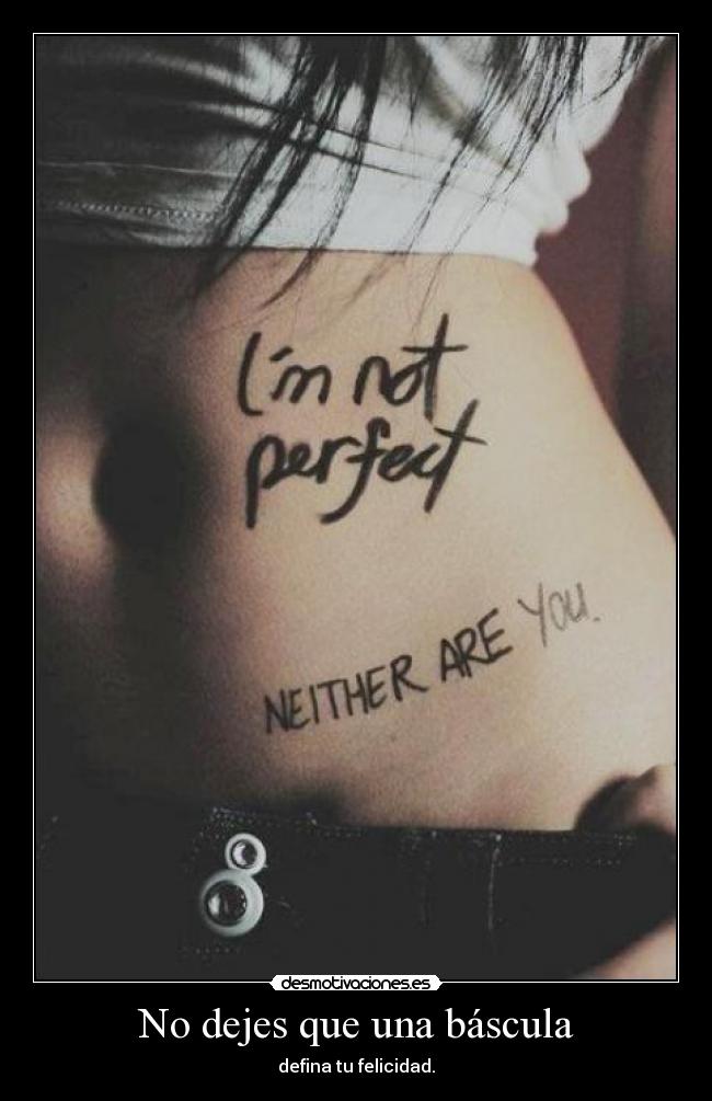 No dejes que una báscula - 