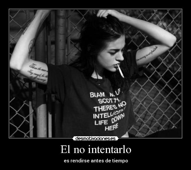 El no intentarlo - 