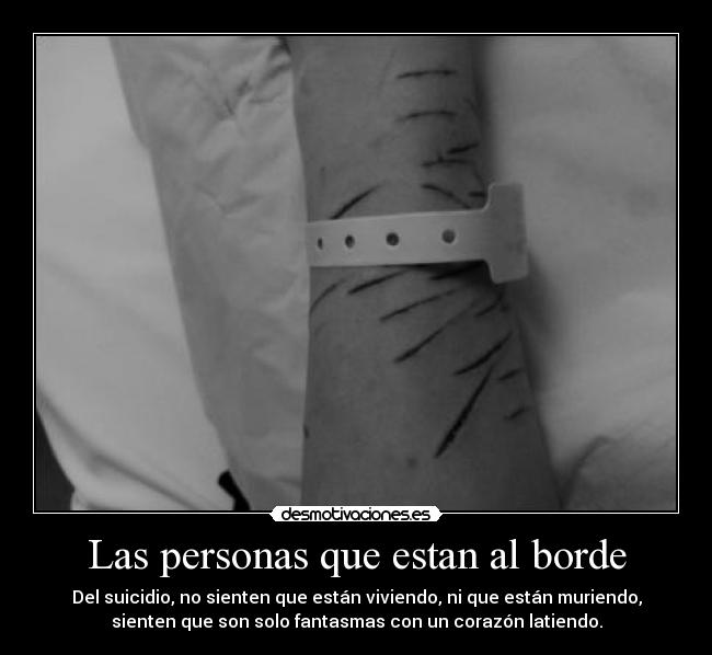 Las personas que estan al borde - 