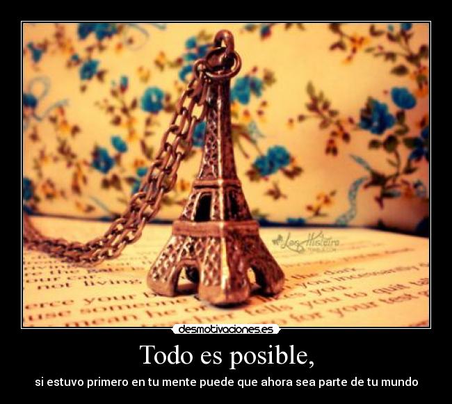 Todo es posible, - 