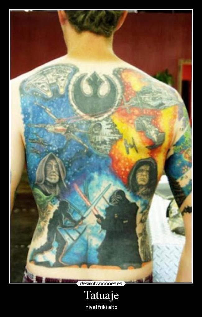 Tatuaje - nivel friki alto