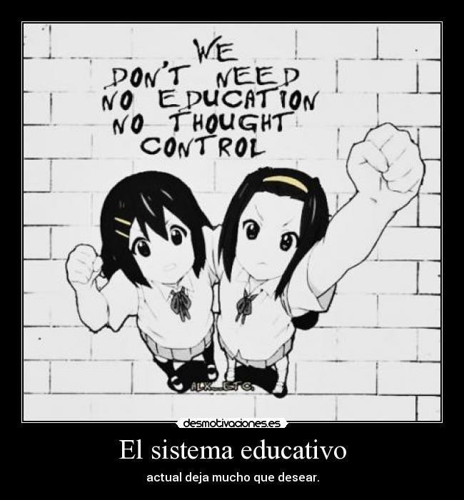 El sistema educativo -