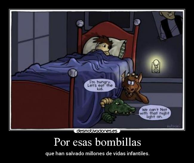 carteles vitikom solia dejar bombilla encendida desmotivaciones