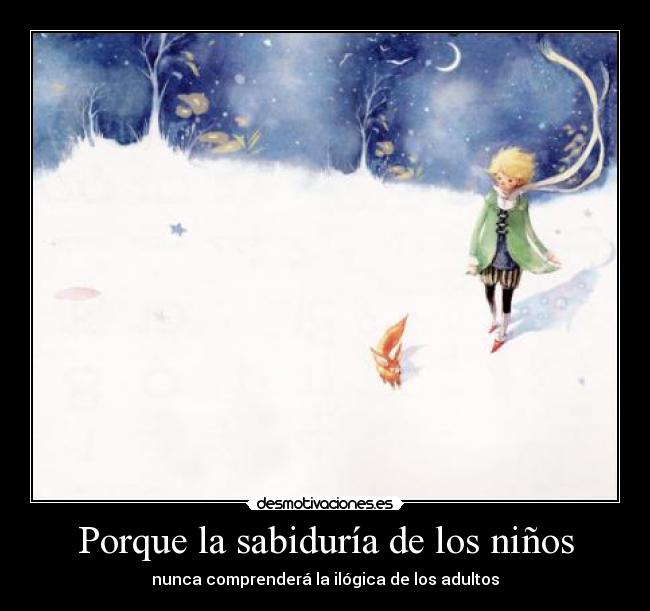 Porque la sabiduría de los niños -
