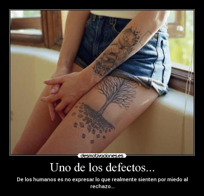 Uno de los defectos... - 