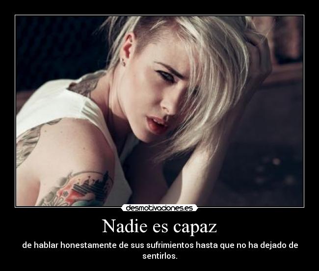 Nadie es capaz - 