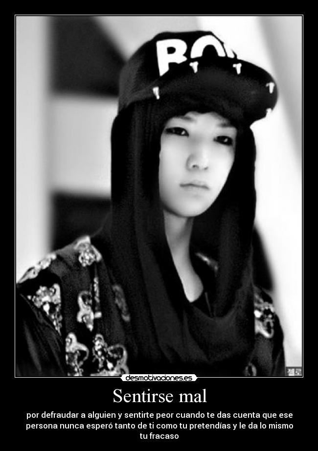 Sentirse mal -