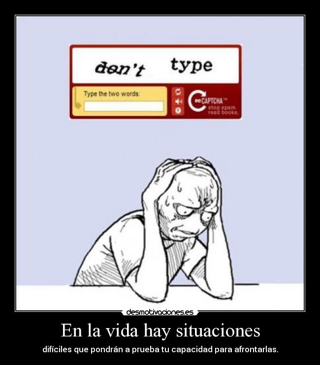 En la vida hay situaciones - 