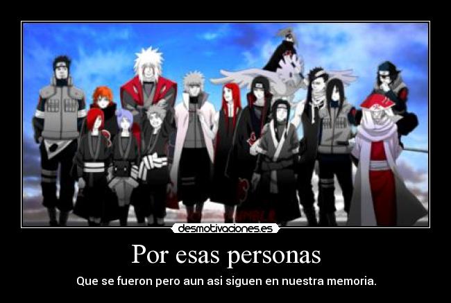 carteles anime naruto asuma pein konan jiraya minato kushina itachi etc sakuby abby desmotivaciones