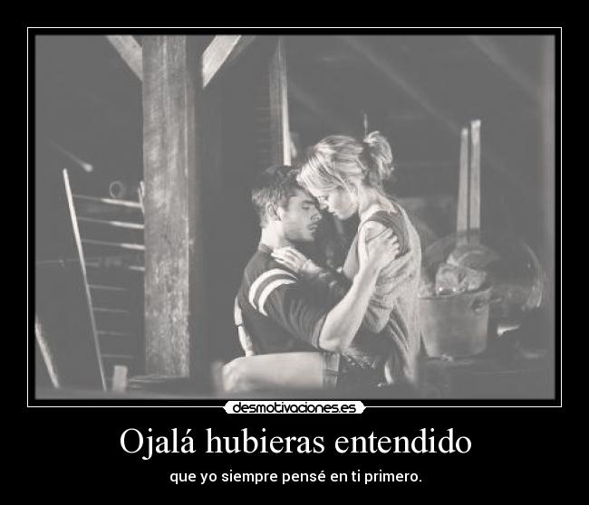 Ojalá hubieras entendido -