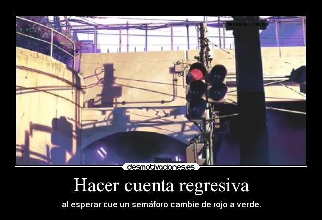 Hacer cuenta regresiva - 