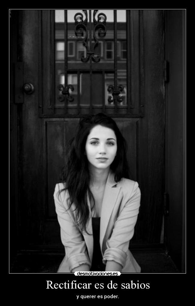 Rectificar es de sabios - 