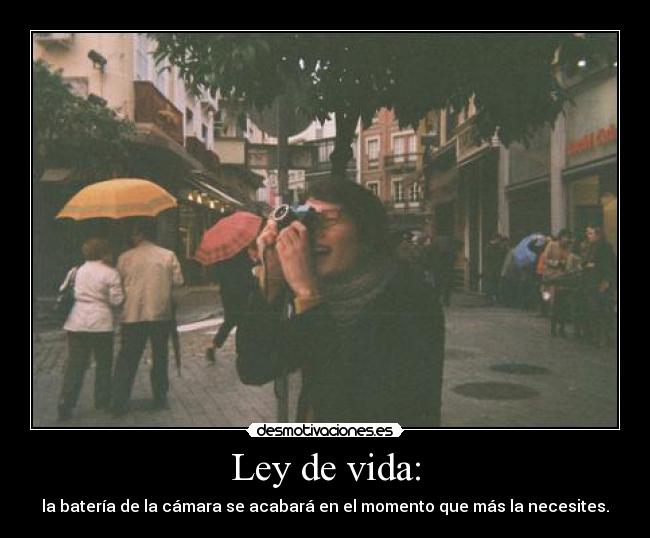 Ley de vida: - 
