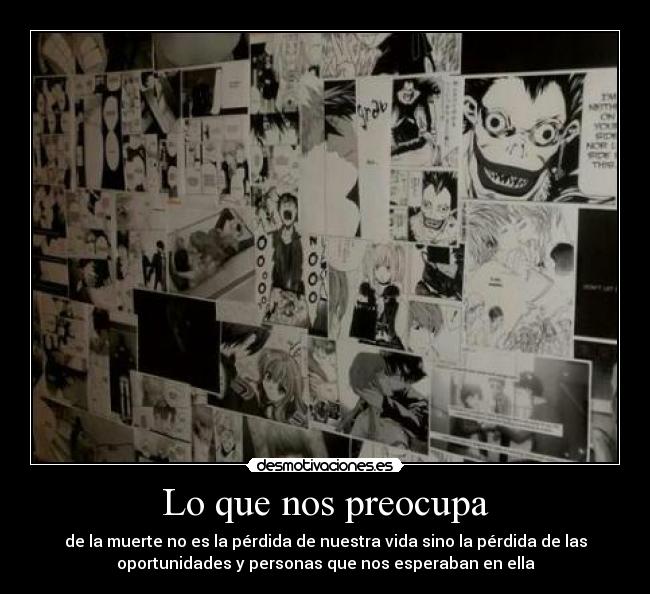 Lo que nos preocupa -