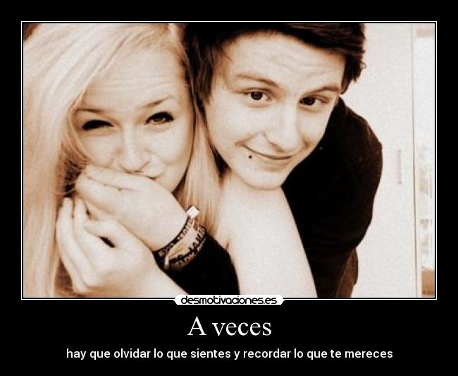 A veces -
