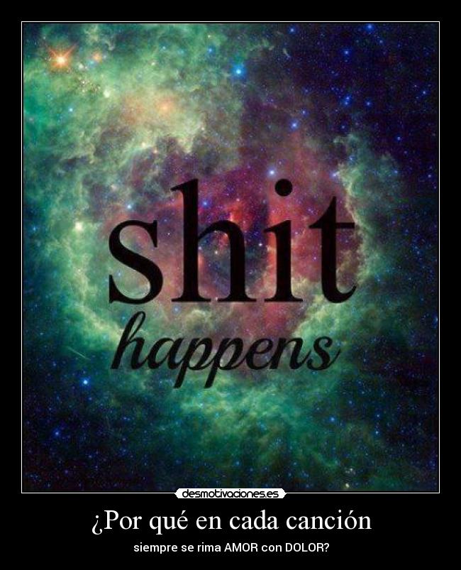 ¿Por qué en cada canción -