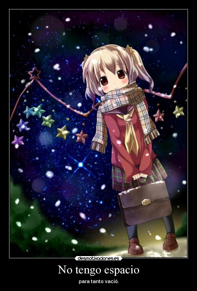 No tengo espacio -