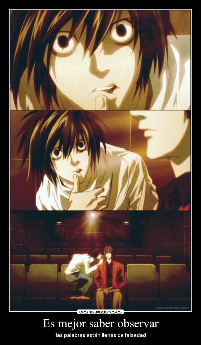 Es mejor saber observar -