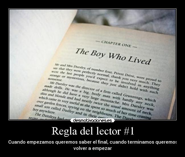Regla del lector #1 - 