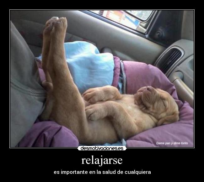 relajarse -