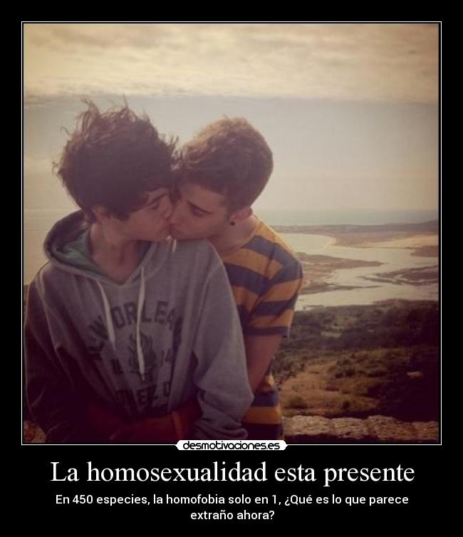 La homosexualidad esta presente - 