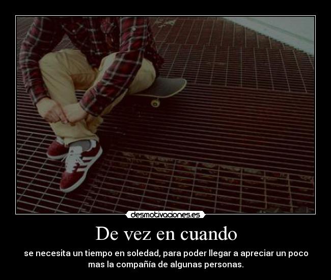 De vez en cuando -