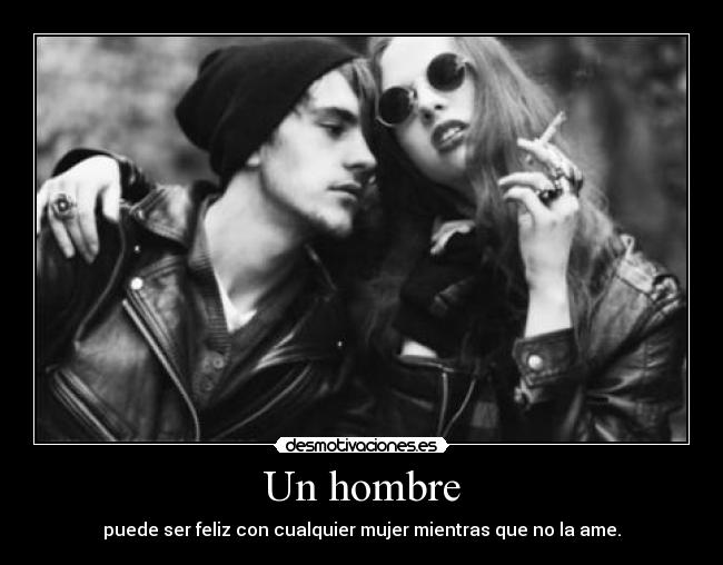 Un hombre -
