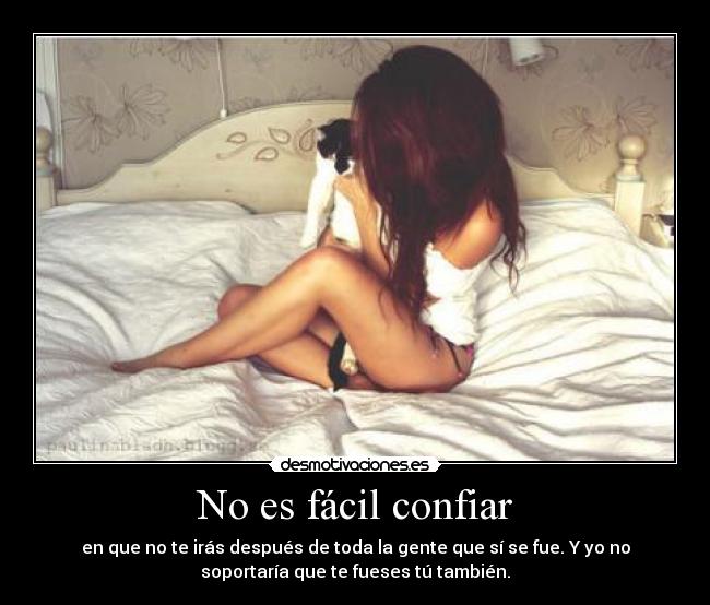 carteles confianza rota desmotivaciones