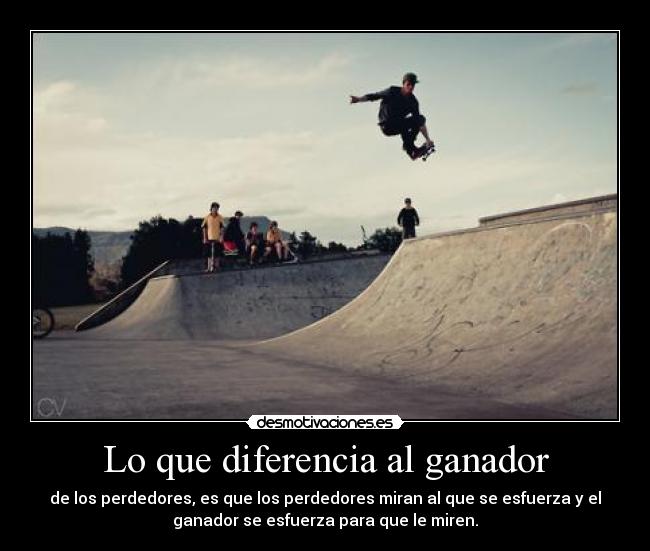 Lo que diferencia al ganador - 