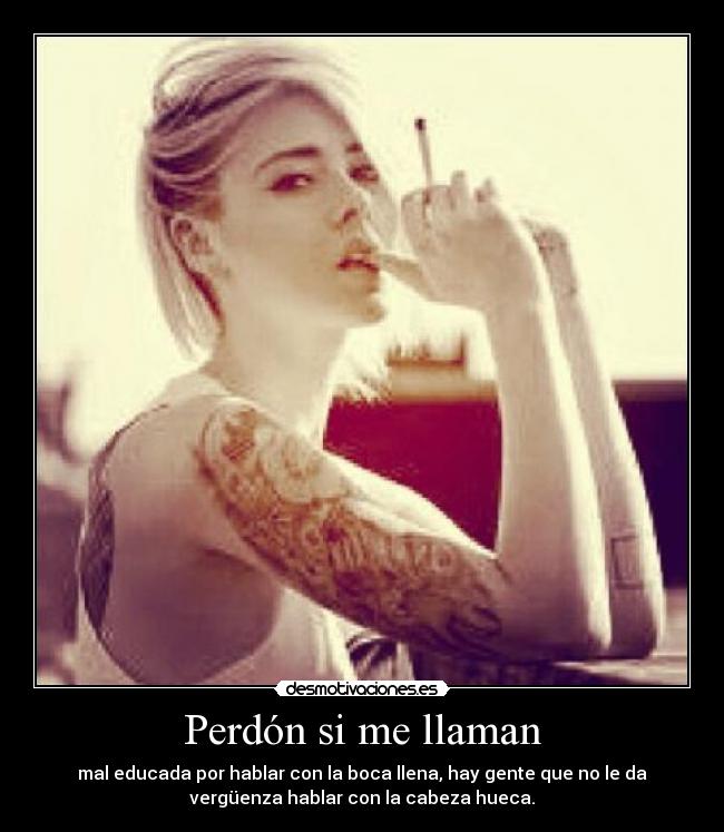 Perdón si me llaman -