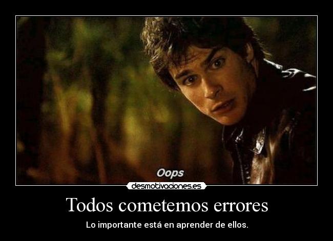 Todos cometemos errores -