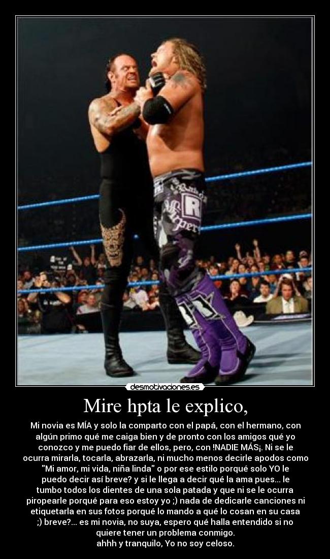 carteles celoso desmotivaciones