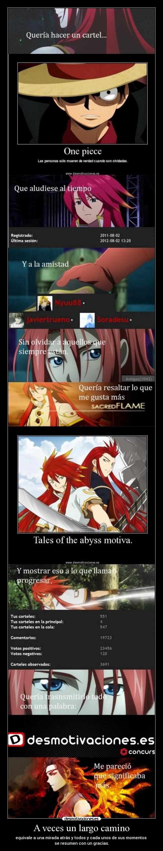 carteles ano desmo special thanks javiertrueno por ser mal usuario talesof zelos luke harukaze desmotivaciones