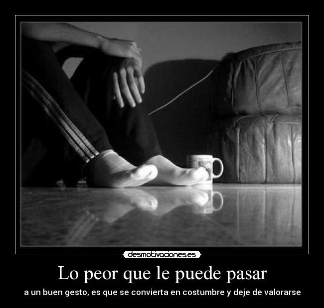 Lo peor que le puede pasar -