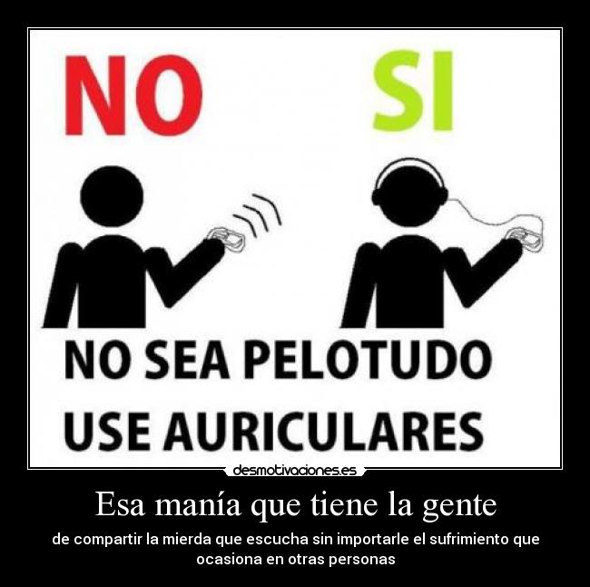 Esa manía que tiene la gente -