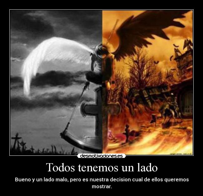 carteles anime angel muerte lado bueno malo cementerio sakuby abby desmotivaciones