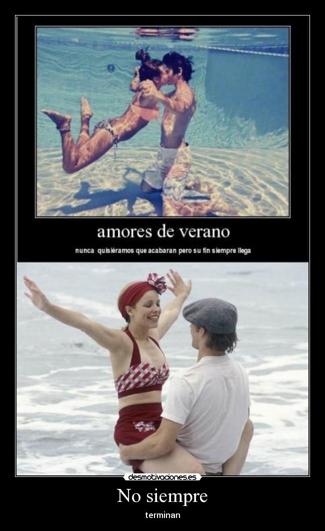 No siempre - terminan
