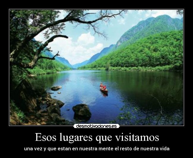 Esos lugares que visitamos - 