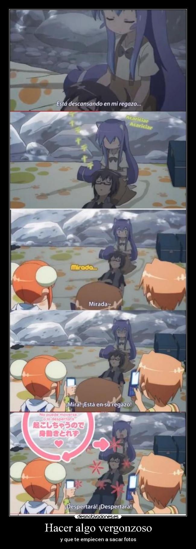 Hacer algo vergonzoso - 