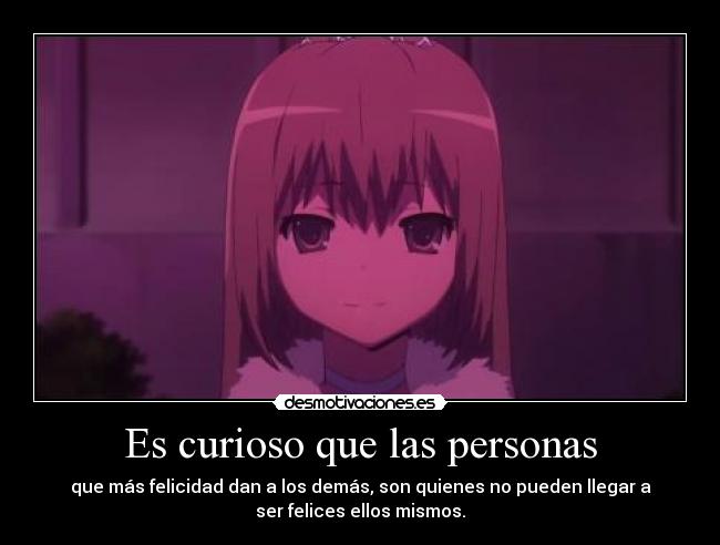 Es curioso que las personas - 