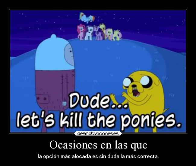 Ocasiones en las que - 