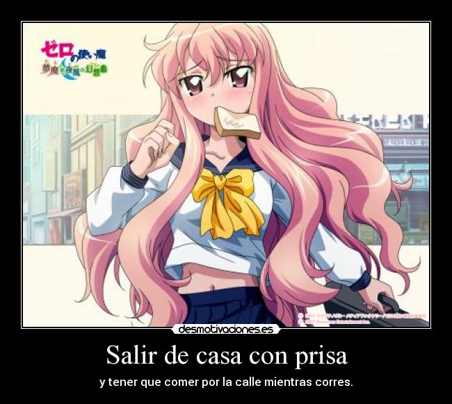 carteles casa gaararafez harukaze anime manga zero tsukaima louisse desmotivaciones