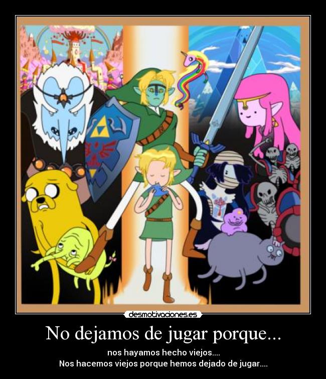 carteles hora aventura finn jake princesa grumosa rey helado jugar infantil desmotivaciones