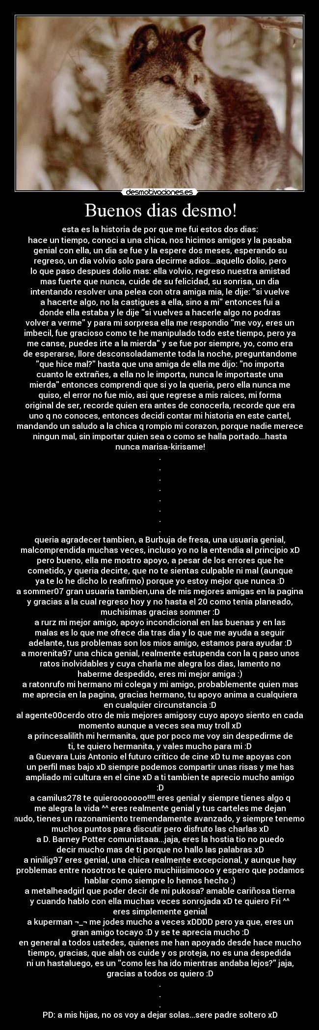 Buenos dias desmo! - 