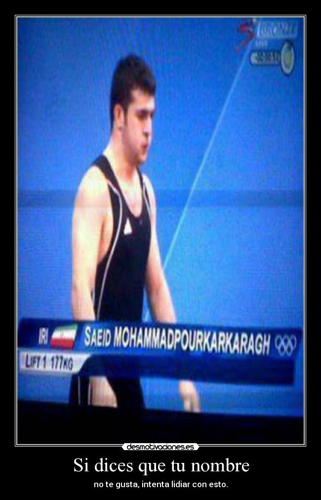 Si dices que tu nombre - no te gusta, intenta lidiar con esto.