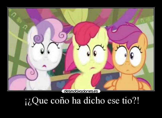 ¡¿Que coño ha dicho ese tio?! -