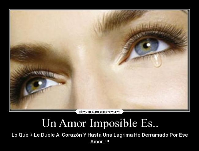 Un Amor Imposible Es.. Desmotivaciones