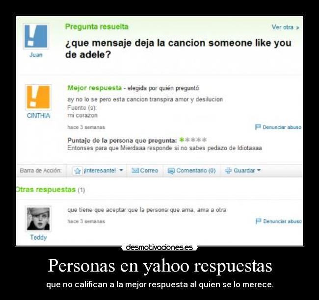 Personas en yahoo respuestas - 