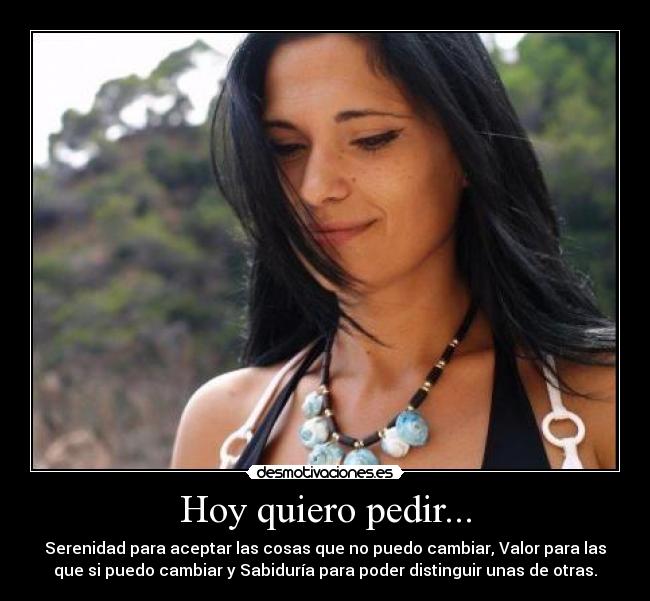Hoy quiero pedir... - 